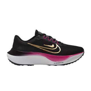 Wmns Zoom Fly 5 'Black Gold Fireberry'