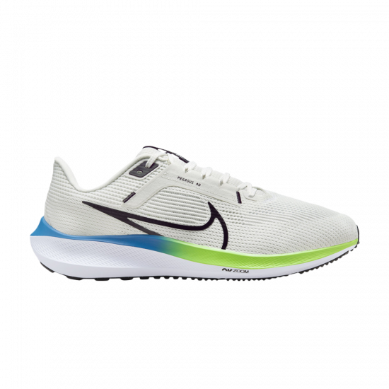 Air Zoom Pegasus 40 Extra Wide 'Platinum Tint Green Strike' ᡼