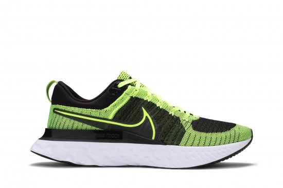 React Infinity Run Flyknit 2 'Volt Black' ᡼