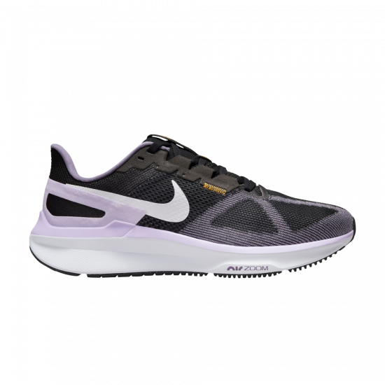 Wmns Air Zoom Structure 25 Extra Wide 'Black Lilac Bloom' ᡼