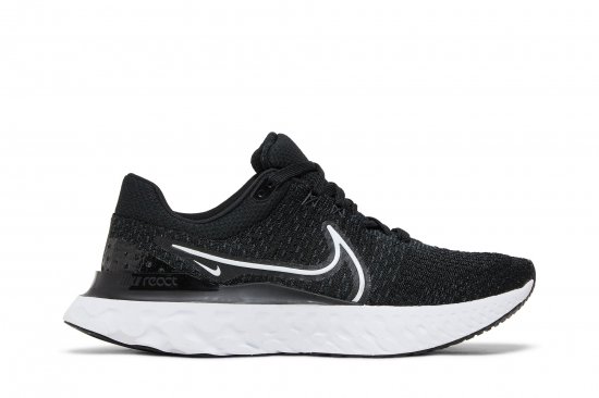 React Infinity Run Flyknit 3 'Black White' ᡼