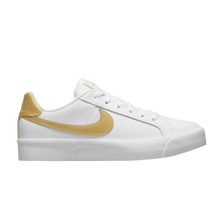Wmns Court Royale AC 'White Metallic Gold'