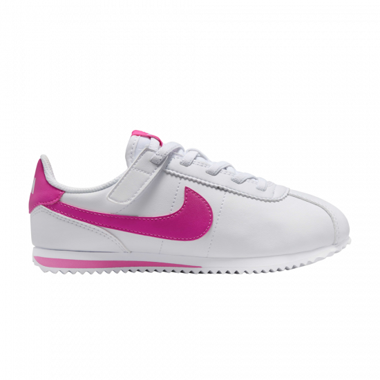 Cortez EasyOn PS 'White Laser Fuchsia' ᡼