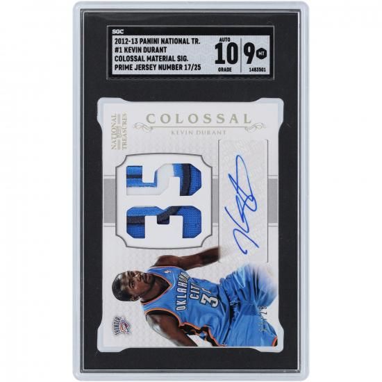 NBAカードKevin Durant auto mosaic 直書サイン