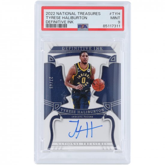 Tyrese Haliburt ǥʥڥ ľɮ 2022-23 ѥˡ ʥʥ Treasures Definitive #DEF-TYH #27/49 PSA  ᡼