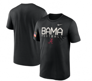 Alabama Crimson Tide Nike 2024 Military Appreciation Legend Performance T-Shirt - Black ͥ