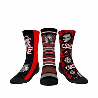 ポートランドトレイルブレイザーズ Rock Em ソックス ユース 2024/25 シティ エディション スリー-パック クルー ソックス セット サムネイル