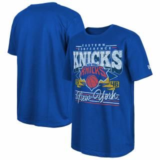 ニューヨークニックス ニューエラ(New Era) スポーツ クラシックス Tシャツ - ブルー