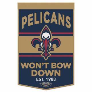 ニューオーリンズペリカンズ ウィンクラフト 24" x 38" ウール Slogan バナー