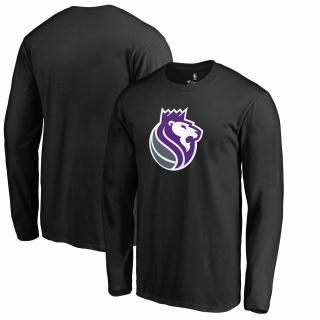 サクラメントキングス オルタネート ロゴ ロングスリーブ Tシャツ - ブラック