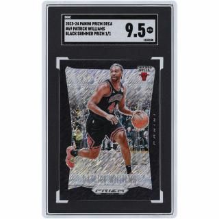Pårick Williams ֥륺 2023-24 ѥˡ Prizm Deca ֥å Shimmer Prizm #69 #1/1 SGC ƥååed 9.5  ͥ