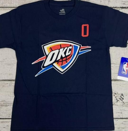Russell Westbrook #0 Oklahoma City Thunder Youth Jersey T-Shirt NEW - M (10/12)
 ᡼