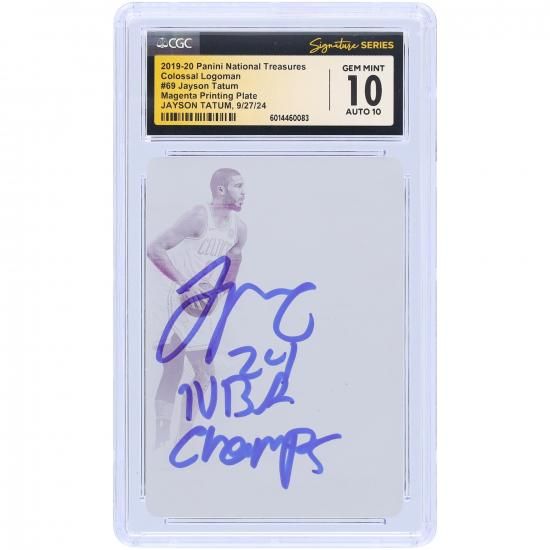 󡦥ƥ ܥȥ󥻥ƥå ľɮ 2019-20 ѥˡ ʥʥ Treasures Magenta ץing ץ졼 #69 #1/1 CGC եʥƥ ᡼
