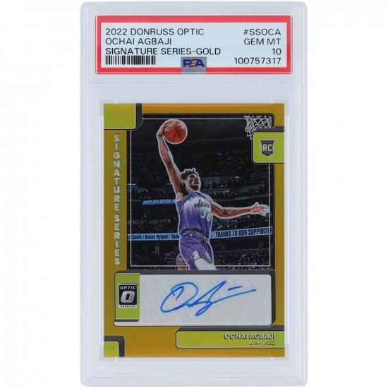 Ochai Agbaji 楿㥺 ľɮ 2022-23 ѥˡ Druss Optic  Prizm #SS-OCA #10/10 PSA ƥååed 10 ᡼