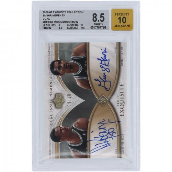 ǥӥåɡӥ󥽥 & George Gervin 󥢥ȥ˥ѡ ľɮ 2006-07 åѡǥå Exquisite 쥯 Enshrinements #DEX- ᡼