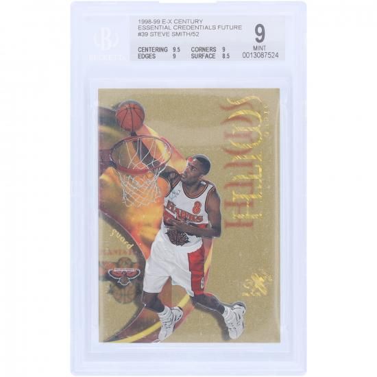 Steve Smith ȥ󥿥ۡ 1998-99 Skybox E-X ꡼ å󥷥 Credentials Future #39 #3/52 BGS ƥåå ᡼