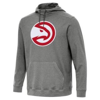 アトランタホークス アンティグア Cloud プルオーバー パーカー - ヘザー ブラック サムネイル