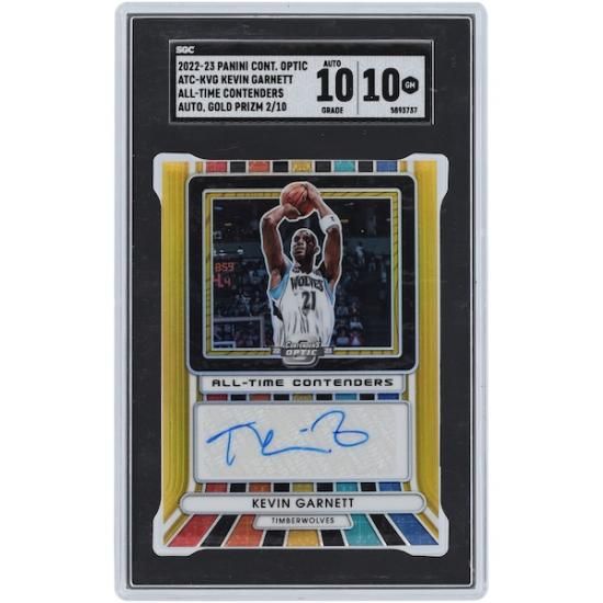 TOPPS KEVIN GARNETT ケビン・ガーネット プリントサインカード ケビンガーネット 直筆サイン カード トレーディングカード