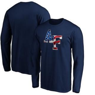 エアフォース ・ファルコンズ バナー ウェーブ ロングスリーブ Tシャツ - ネイビー