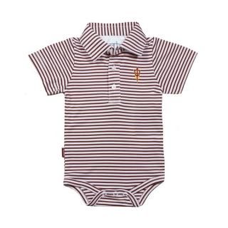 アリゾナステイト・サンデビルズ Garb キッズ カーsオン ポロ ロンパース - Maroオン/ホ