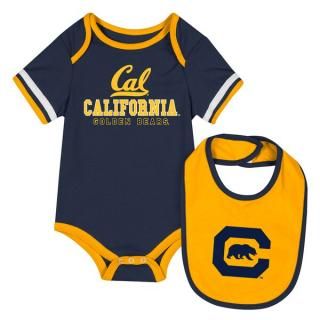 カルベアーズ コロッセオ 新生児 & キッズ ロンパース & よだれかけ セット - ネイビー