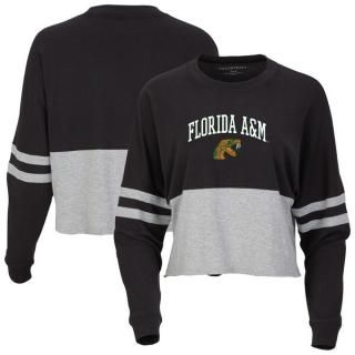 Florida A&M Rアットtlers レディース オーバーsized 短く切った レトロ ロン