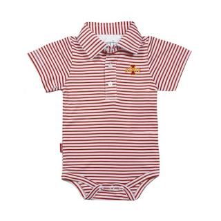 アイオワステイト・サイクロンズ Garb キッズ カーsオン ポロ ロンパース - カーディナル/ホ
