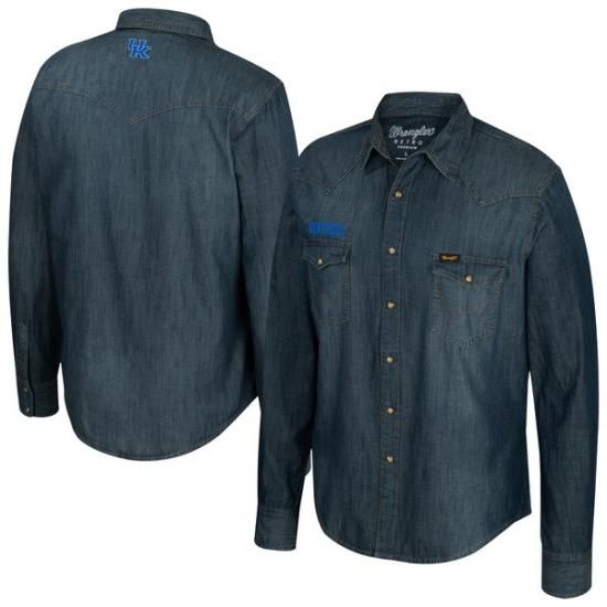 󥿥å磻ɥå Wrangler Denim ե-Snap 󥰥꡼  ᡼