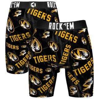 ミズーリ・タイガース Rock Em ソックス オール オーバー ロゴ ボクサー Briefs -