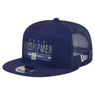 ネイビー・ミッドシップメン ニュー Era スプリット パネル 9FIFTY スナップバック トラッ