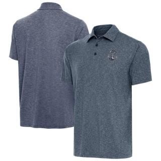 ネイビー・ミッドシップメン アンティグア ビッグ & トール Par 3 ポロ - ヘザー ネイビー