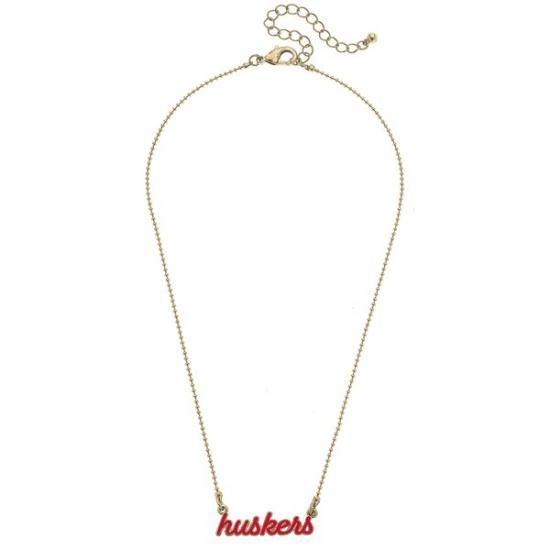 Nebraska Huskers CANVAS  ǥ Enamel ץ ͥ ᡼