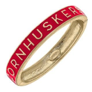 Nebraska Huskers CANVAS  ǥ Enamel Hinge Ba ͥ