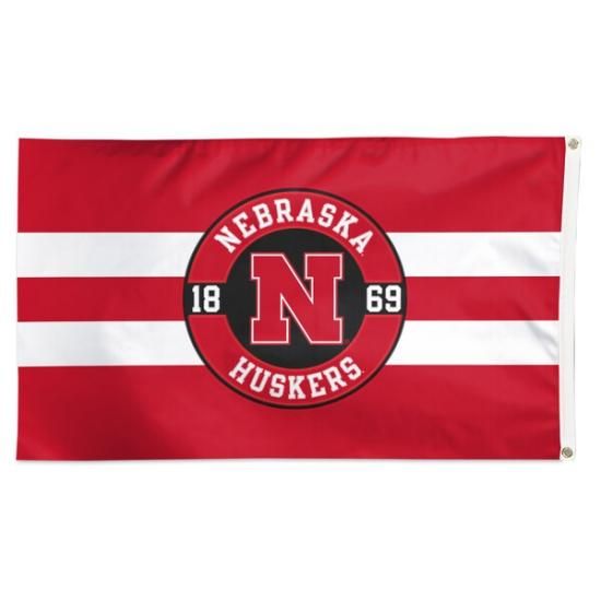 Nebraska Huskers 󥯥ե 3' x 5' åץꥱ եå ᡼2