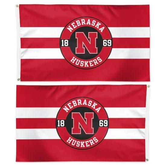 Nebraska Huskers 󥯥ե 3' x 5' åץꥱ եå ᡼3
