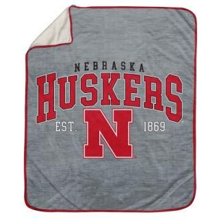 Pegasus Nebraska Huskers No カラー アーチ ブロック 50x60 ウルト
