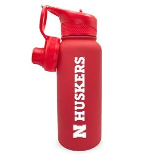 Nebraska Huskers 34󥹡118ml ƥ쥹 ܥȥ with 2 Lid ͥ