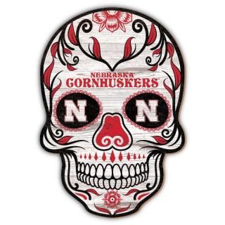 Nebraska Huskers 12'' Sugar Skull  ͥ