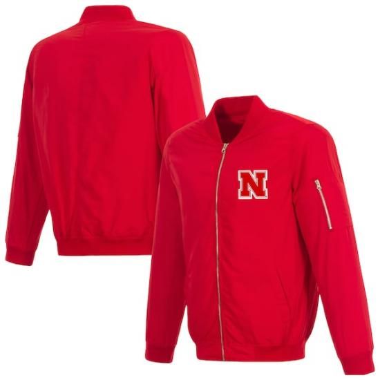 Nebraska Huskers JH ǥ ե-å Bomber 㥱å - Sca ᡼1