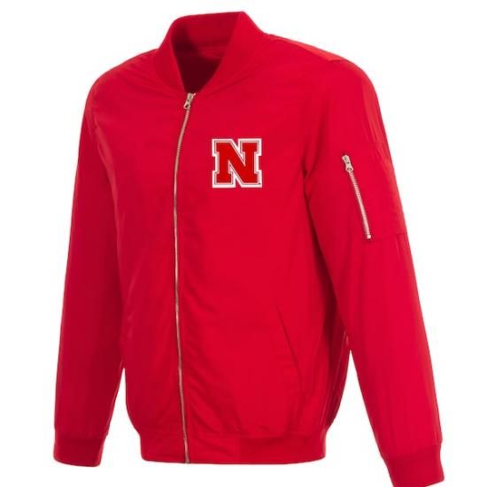 Nebraska Huskers JH ǥ ե-å Bomber 㥱å - Sca ᡼2