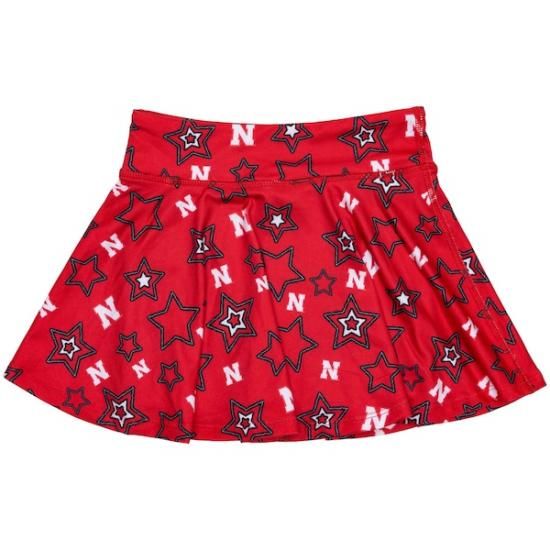 Nebraska Huskers ZooZåz  桼 Star Flowy Skort ᡼