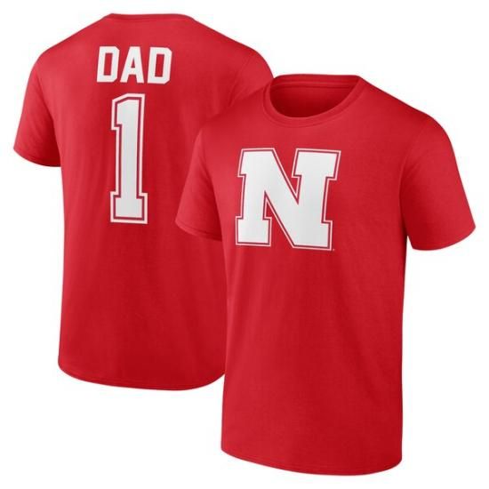 Nebraska Huskers ե ǥ #1 Dad ԥ - Scarlet ᡼