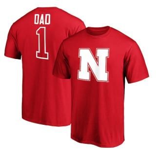 Nebraska Huskers #1 Dad ԥ - Scarlet ͥ