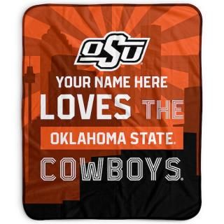 Oklahoma ステート Cowboys Pegasus 50" x 60" シティ スカイライン