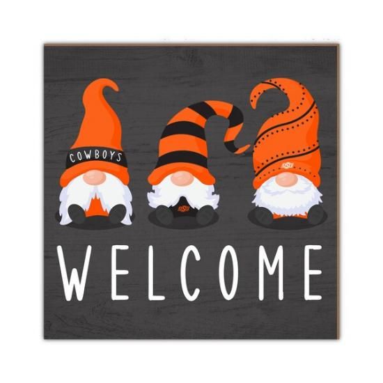 Oklahoma ơ Cowboys 10'' x 10'' Welcome Ρs  ᡼
