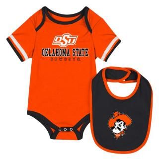 Oklahoma ステート Cowboys コロッセオ 新生児 & キッズ ロンパース & よだれか