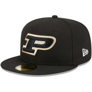 パデュー・ボイラーメーカーズ ニュー Era 59FIFTY フィットタイプ ハット - ブラック