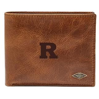 ラトガース・スカーレットナイツ フォスil レザー Ryan RFID Passcase 財布 -