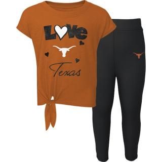 テキサス・ロングホーンズ キッズ Forever ラブ Tシャツ & Leggings セット -