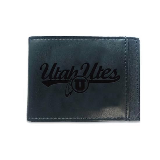 Utah Utes ϥ֥å 쥶 ե ݥå Bi-Fold  with ޥ͡ ᡼